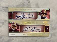 Usado, 2005 Upper Exquisite Joe Theismann Jason Campbell /25 Dual Auto Rookie RC comprar usado  Enviando para Brazil