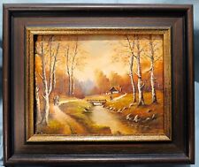 Autumn landscape oil d'occasion  Expédié en Belgium