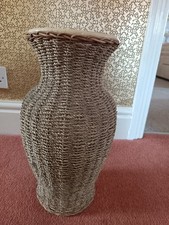 Large wicker vase. for sale  WIRRAL