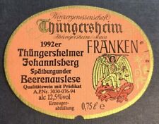 Weinetikett thüngersheimer jo gebraucht kaufen  Eckelsheim, Gau-Bickelheim, Wonsheim