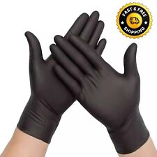 Nitrile black gloves for sale  BURY