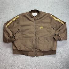 UPS Vintage Años 90 Marrón Bomber Entrega Conductor Uniforme Abrigo Chaqueta 2XL Hecho en EE. UU. segunda mano  Embacar hacia Argentina