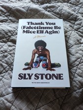 Thank You (Falettinme...) Sly Stone Signed First Edition 2nd Print HC 2023 RARE, usado comprar usado  Enviando para Brazil