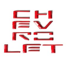 Usado, Emblema de inserções de letras de grade frontal para Chevrolet Silverado 1500 personalizado 2019-2021 comprar usado  Enviando para Brazil