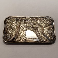 Barra de arte prata 1 oz .999 - curva ferradura Altoona Pensilvânia - trem - Q1182 comprar usado  Enviando para Brazil