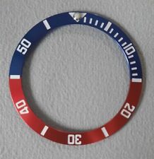 Inserção de moldura 38 mm para relógio de mergulho Rolex Seiko SKX SRPD Pepsi vermelho azul alumínio comprar usado  Enviando para Brazil