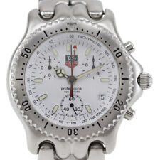 Usado, TAG HEUER Cell Chrono relógios CG1112-2 mostrador branco aço inoxidável quartzo ch... comprar usado  Enviando para Brazil