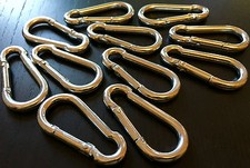 24x karabinerhaken 5x50mm gebraucht kaufen  Erfurt