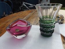 Vase cristal vert d'occasion  Douai