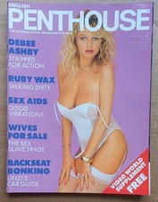 Penthouse magazine 1988 for sale  HERTFORD
