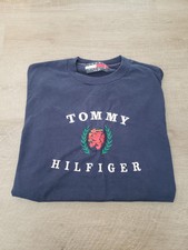 Camiseta Vintage Tommy Hilfiger Azul Marinho Tamanho XL Feita Nos EUA 80s 90s Bordada comprar usado  Enviando para Brazil
