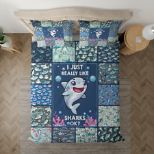 Shark lovers bedding for sale  Corpus Christi