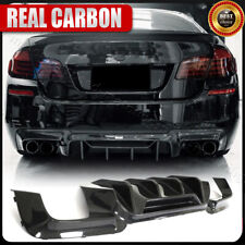 Spoiler labial difusor traseiro de fibra de carbono para BMW 5 Series F10 M5 base 12-17 comprar usado  Enviando para Brazil