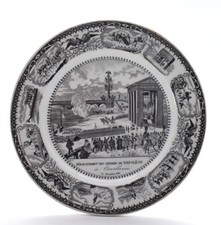 Gien assiette parlante d'occasion  Draveil