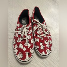 Tênis Disney Vans 101 Dálmatas Vermelho e Preto Feminino 12 Masculino 10.5 comprar usado  Enviando para Brazil