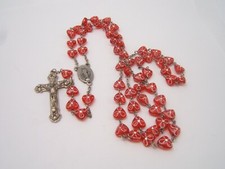 Vtg rosary red for sale  Waterford