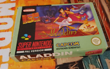 Aladdin (1993) Super Nintendo SNES (Modul, Manual, Box) works 16-bit CIB comprar usado  Enviando para Brazil