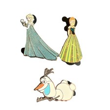 2014 Frozen Princess Anna e Elsa edição aberta pinos com Olaf comprar usado  Enviando para Brazil