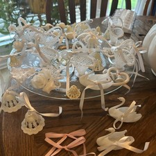 Lote Vintage Decoração de Casamento Decoração de Bolo MiniCestas de Plástico, Sinos de Cisnes comprar usado Lote Vintage Decoração de Casamento Decoração de Bolo MiniCestas de Plástico, Sinos de Cisnes comprar usado  Enviando para Brazil