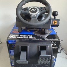 Logitech Driving Force Pro Force Feedback Wheel Racing PlayStation PS2 PS3 Sim na sprzedaż  Wysyłka do Poland