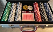 Poker set pokerkoffer gebraucht kaufen  Herzogenaurach