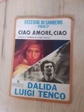 Dalida luigi tenco usato  Torino