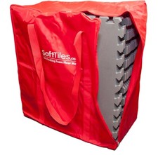 Bolsa de transporte SoftTiles para tapetes de espuma EVA 2' X 2' - COMPORTA 18 (5/8" azulejos) comprar usado  Enviando para Brazil