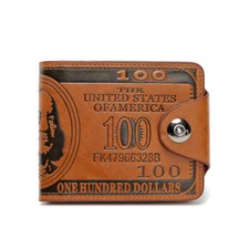 Carteira de couro sintético masculino Bifold Billfold para dinheiro & Cartões bancários M002 Brown comprar usado  Enviando para Brazil