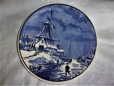 Assiette céramique bleue d'occasion  Charlieu