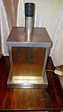  VINTAGE TABLE LAMP BASE 1970 BRASS AND CHROME. ROMEO REGA ATTRIBUITED comprar usado  Enviando para Brazil