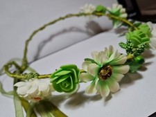 Coroncina fiori finti usato  Grottammare