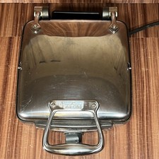 Máquina de waffle belga All-Clad aço inoxidável elétrica antiaderente 4 fatias ajustável comprar usado  Enviando para Brazil