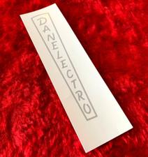 Adesivo Danelectro prata toboágua serigrafia de seda comprar usado  Enviando para Brazil