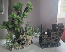 Aquarium decoration Tree And Ship comprar usado Aquarium decoration Tree And Ship comprar usado  Enviando para Brazil