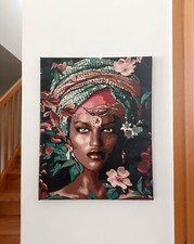 Tableau portrait femme d'occasion  Saint-Etienne