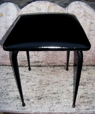 Tabouret noir design d'occasion  Moulins