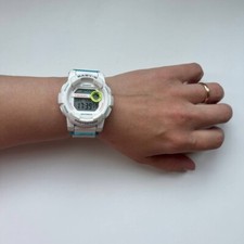 gráfico de maré Casio Baby G BGD-180FB 3429 totalmente funcional cor branca e azul comprar usado  Enviando para Brazil