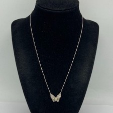 butterfly diamond necklace for sale  Los Angeles