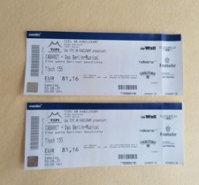 Karten berlin musical gebraucht kaufen  Berlin