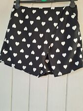 Black skort shorts for sale  BRADFORD