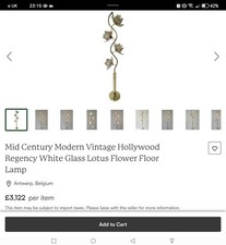Vintage floor lamp for sale  CHATHAM