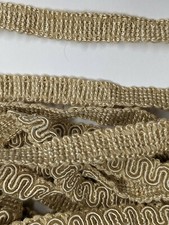 Trança decorativa para costura artesanal 15 jardas bege bronzeado  comprar usado  Enviando para Brazil