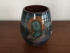 Vaso de cerâmica POLIA WILLIAM PILLIN STUDIO VASO MEADOS DO SÉCULO ERA MODERNA comprar usado  Enviando para Brazil