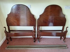 mahogany single bed for sale  NEWBURY