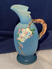 1940 s blue roseville vase for sale  Dimondale