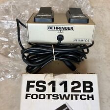 CAIXA ABERTA Behringer FS112B 2 Botões Amplificador de Baixo Pedal CANAL ULTRA BAIXO comprar usado  Enviando para Brazil