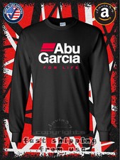 Nova Camiseta Masculina Manga Longa Logotipo Varas de Pesca Abu Garcia American Davis3 comprar usado  Enviando para Brazil