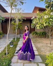 Georgette lehenga choli for sale  WEMBLEY