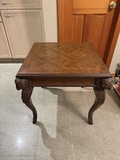Mesa console antiga embutida de madeira com destaque, usado comprar usado Mesa console antiga embutida de madeira com destaque, usado comprar usado  Enviando para Brazil