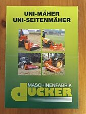 Prospekt ducker uni gebraucht kaufen  Spraitbach